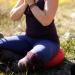Hugger Mugger Zafu Meditation Cushion - Buckwheat Filled - Handmade in USA - Poppy Color - Buy Online on SooperMarket.com