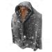 Yajexun heated hoodie ceiling - via USB heated portable ceiling scarf fast -warming electrical overfent with 3 levels soft flannel intelligent control for shoulder back women gray