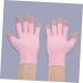 Mikinona UV NAIL GLOVES 1 Pair Nail Gloves Protective Gloves Nail Art Uv Gloves Nails Gel Nail Uv Gloves Gel for Nails Nail Fingerless Mittens Spandex Nail Polish Sun Protection Pink - Buy Online on SooperMarket.com
