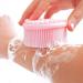Multifunctional Silicone Body Scrubber Loofah - Soft, Skin-Friendly, Easy to Clean - Scalp Massage Tool - Durable & Hygienic - Ideal for People and Pets - Pink (1 Count) - Buy Online on SooperMarket.com