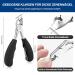 6-Piece Professional Foot Nail Pliers Set | Super-Sharp Stainless Steel Toenail Scissors for Thick & Ingrown Nails | Pedicure Tools for Seniors | Fight Nail Fungus & Paronychia - Buy Online on SooperMarket.com