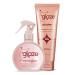 glaze Hair Shine Bundle Glaziplex Super Bond Repair Treatment Color Conditioning Gloss & Mirror 4-in-1 Super Sleek Shine Spray For All Hair Types