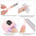 Metagio 100 Piece Dual Nail Forms Set - Gel & Acrylic Nail Extension Kit with Clips Dual-Ended Brush & Nail File - Perfect for International Shipping - Buy Online on SooperMarket.com