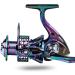 Sougayilang Colorful Fishing Reel 13+1 BB Lightweight Ultra Smooth Powerful Spinning Reel | CNC Line Management Graphite Frame | Freshwater LY2000 - Buy Online on SooperMarket.com