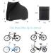 Waterproof Bicycle Cover - Durable 190T Protection Against Snow Dust & Rain - Bicycle Garage Cover with Castle Holes - 200x70x110cm with Carry Bag - Buy Online on SooperMarket.com