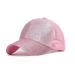 Eterspr girl baseball cap girls cotton baseball girl summer baseball cap for women with a head circumference of 54-58 cm (pink)