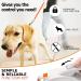 Bluzelle 8m Long Dog Leash for Dogs up to 50kg - Flexible Neon-Orange Reflector Belt with 360 Carabiner Hook Ergonomic Gray Handle & Catchment Brake - Buy Online on SooperMarket.com