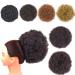 Afro Puff Drawstring Ponytail Extension Short Synthetic Afro Kinky Curly Puff Ponytail for Natural Hair Clip On Kinky Drawstring Curly Ponytail Bun Hairpieces (X-Large 2#) X-Large 2#