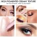 Aaiffey 2PCS Eyeshadow Stick Set Eye Brightener Stick Waterproof Glitter Eyeshadow Pencil Highlighter Eye Liner Shimmer Creamy Long Lasting Eye Makeup (1#Pink+4#Mauve Taupe) Color - Buy Online on SooperMarket.com