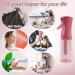 JANYUEPAI Hair Spray Bottle Continuous Fine Water Mist Sprayer for Hair Styling Skin Moisturizing Plant Watering Cleaning - Pink 200ml - Buy Online on SooperMarket.com