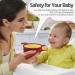 Silicone Baby Bowl with Suction - Food Grade BPA-Free Toddler Weaning Bowl in Red - Buy Online on SooperMarket.com