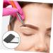 SOESFOUFU eyebrow makeup drawing paste brow mapping tool brow contour paste aluminum box 1 count (Pack of 1) Black - Buy Online on SooperMarket.com