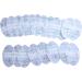 ZQHTY 20pcs Clear Disposable Ear Muffs - Water Resistant Shower Caps for Bathing & Hair Dyeing - White - Buy Online on SooperMarket.com