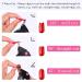 Adjustable Acrylic Nail Clippers with Sizer for Manicures - Nail Trimmer and Cutter for DIY Nail Art in Black - Buy Online on SooperMarket.com