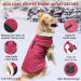 Etechydra Reversible Waterproof Dog Coat Vest with Reflective Trim, Warm Fleece Collar | Red+Black | Small - Buy Online on SooperMarket.com