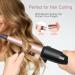 Hair Curling Wand 19-32MM Tapered Curling Iron Professional Ceramic Hair Curler Wand with Heat-Resistant Glove Dual Voltage - Buy Online on SooperMarket.com