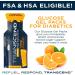 Transcend Glucose Gel Packs - Orange - 15 Pack (1.1oz Each) - FSA/HSA Eligible - Made in USA - Blood Sugar Support for Diabetics - Buy Online on SooperMarket.com
