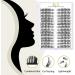 72 Cluster Lashes D Curl | Natural Fluffy Lash Extensions DIY | UK-FD-B51-D-MIX - Buy Online on SooperMarket.com