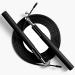 Speed Jump Rope - 360 Swivel Ball Bearing - Adjustable steel coated rope-Aluminum Anti Skipping Handle -Fitness Training Boxing Sports Exercises -Suitable for Kids and Adults Black