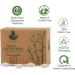 LEAF BOAT Biodegradable Cotton Buds 78 Pieces | Eco-Friendly Vegan Ear & Makeup Cleaning | GOTS Certified | Recycled Packaging | Plastic-Free - Buy Online on SooperMarket.com