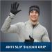 TrailHeads Lightweight Running Gloves with Touchscreen Fingers - Black/Reflective (Small) - Buy Online on SooperMarket.com