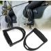 Buy Doact Iron Stirrups for Adults & Kids - Black Rubber & Plastic Medium Dressage Safety - Perfect for Young Equestrians - Buy Online on SooperMarket.com