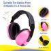 Dison Kids Noise Reduction Earmuffs  Baby Ear Protection Noise Cancelling Headphones Hearing Protection Earmuffs for Toddler (Pink) - Buy Online on SooperMarket.com