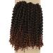 Lady Miranda Afro Kinky Curly Braiding Hair Extensions 10 Inch 3X Braid Synthetic Hair- Black&Brown 1B/30 - Buy Online on SooperMarket.com