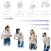 FUNUPUP 4-in-1 Baby Carrier | Portable Newborn to Toddler Sling Carrier | Breathable Mesh | Up to 35lbs | Blue - Buy Online on SooperMarket.com