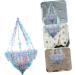 ABOOFAN 1pc Chandelier Household Decor Christmas Party Supplies Neon Color Scene Decor Hanging Accessories Silver 35x35x40cm - Buy Online on SooperMarket.com