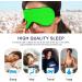 Haskirky Light Blocking Eye Mask for Deep Sleep - Breathable & Adjustable - Ideal for Travel, Yoga, Meditation - Men and Women - Buy Online on SooperMarket.com