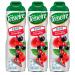 Teisseire Drinks Syrup Grenadine 0% - 600ml - Syrup that tastes just like the fruit (pack of 3) Grenadine 600 ml (pack of 3)