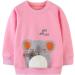 Girls Cotton Sweatshirt | Long Sleeve Pullover | Toddler Clothes | Age 2-3 Years | Koala Design - Buy Online on SooperMarket.com