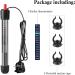 HITOP HP-608 25W Submersible Aquarium Heater with Thermometer and Extra Sucker Cup - Buy Online on SooperMarket.com