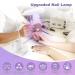 Saviland 30W UV LED Nail Lamp | 360 Rotatable Hands-Free Nail Dryer with Brush Holder | 2-in-1 Nail Art Curing Lamp for Salon Manicure at Home - White - Buy Online on SooperMarket.com