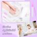 5-Piece Glass Nail File Set for Manicure and Pedicure - Double-Sided Etched Glass Buffer, Callus Remover, Cuticle Pusher - Includes PVC Case - For Women and Men - Buy Online on SooperMarket.com