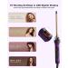 SHOW Thin Professional Curling Tongs for Short Hair - 18 Heat Settings - Purple - Buy Online on SooperMarket.com