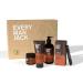 Every Man Jack Men's Aged Bourbon Beard Set - Complete Grooming Essentials: Beard Wash Lotion Oil Butter & Comb - Buy Online on SooperMarket.com