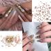 800PCS Belicey Nail Rhinestones Kit - Multi-Shape Crystals for Nail Art & DIY Crafts (Gold) - Buy Online on SooperMarket.com