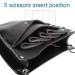 Professional Hairdressing Tool Storage Waist Bag - Scissors & Comb Organizer for Salons | PU Material - Buy Online on SooperMarket.com