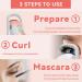 Electric Heated Eyelash Curler Kit - Professional Hot Lash Therapy Tool Rechargeable & Battery Powered Perfect for All Eye Types - Cotton Candy White - Buy Online on SooperMarket.com