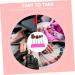 ABOOFAN 1 Set Nail Sand Ring Cap Nails Nails Cuticle Tools Manicure Supplies Polish Cuticle Sanding Bands for Nail Drill Nail Manicure Kit Manicure Accessory To Rotate Clean Nail 8x6cm Rosy - Buy Online on SooperMarket.com