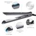 GFI Titanium Flat Iron Hair Straightener with Turbo Heating Element - Adjustable Temperature Control for All Hair Types - Includes Pouch and Heat-Resistant Glove - Buy Online on SooperMarket.com