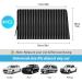 ZATOOTO Magnetic Car Side Window Sunshade Set - 4PCS Black | UV Protection & Privacy Curtains for Baby | Blackout Car Window Shade - Buy Online on SooperMarket.com
