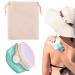 Sunscreen Applicator Brush for Kids with Storage Bag Portable Tender Fiber Wool Mini Sun Cream Sunblock Sun Block Sun Lotion Sun Buddy Brush Body Makeup Brush
