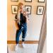 PRETTYGARDEN Women's Striped Two Piece Lounge Set | Short Sleeve Pullover & Long Pants Tracksuit | Black, X-Large - Buy Online on SooperMarket.com