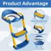 Potty Training Seat with Step Stool Ladder | Kids Toilet Trainer for Boys and Girls - Blue - Buy Online on SooperMarket.com