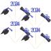 HOLIDYOYO 12pcs 2024 Graduation Season Cake Insert Top Hat Cupcake Toppers Graduation Toppers 2024 Grad Party Supplies Graduation Cupcake Topper Dessert Paper Decorations