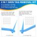 Skin Tag Remover Kit - Painless 2-in-1 Device for Medium to Large Skin Tags (2mm-7mm) - Mole Wart Removal Tool for Women and Men - Buy Online on SooperMarket.com