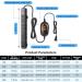 Hitauing Aquarium Heater 500W - Over Temperature Protection Auto Shutdown for Fresh & Saltwater (300-500L) - 50W/100W/300W Options Available - Buy Online on SooperMarket.com